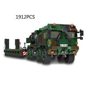 1:30 Masto VYRAS HX81 SLT Mammut Bakas Transporto priemonė Šiuolaikinės Karinis Modelis Statyti Blokuoti WW2 vokiečių Kariuomenės Pajėgų Pav Plytų Žaislas