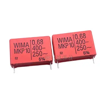 10VNT/Veimaro WIMA Kondensatorius 400V 684 0.68 UF 400V 680nF MKP10 Pėdų Atstumas 27.5
