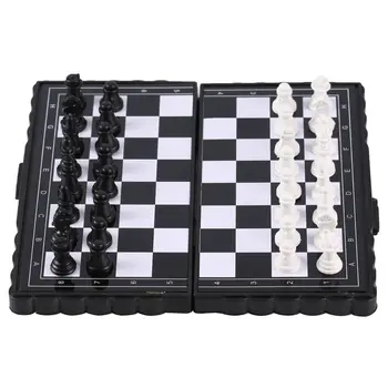 1set Mini Tarptautinės Šachmatų Lankstymo Magnetinio Plastiko šachmatų lentos stalo Žaidimas Nešiojamų Vaikas Žaislas Nešiojamų 2020 Lašas Laivybos