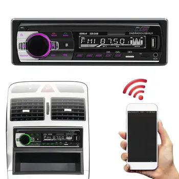 Automobilio Radijas Stereo Grotuvas Blue Tooth-Telefonas -MP3 Grotuvą, AM FM Radijas USB 1 Din Nuotolinio Valdymo Stereo Garso Sistemos