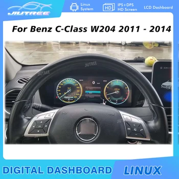 Automobilių LCD Skaitmeninis Benz GLC C Class W204 2011-2014 Grupių Virtualus Kabinos Greičio Matuoklis Galvos Vienetas Accesorries prietaisų Skydelio Ekranas