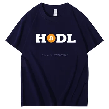 Bitcoin Cryptocurrency Meme Derliaus Hodl Harajuku grafinis t marškinėliai Vasaros Medvilnės O-kaklo trumpomis rankovėmis marškinėliai, vyriški drabužiai