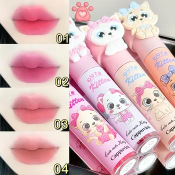 Cute Kačių Lūpų Purvo Derliaus Lūpų Kremas Lūpų Ne Klijuoti Taurės Ilgalaikis Balinimo Matinis Lūpų Korėjos Moterų Makiažas Kosmetikos