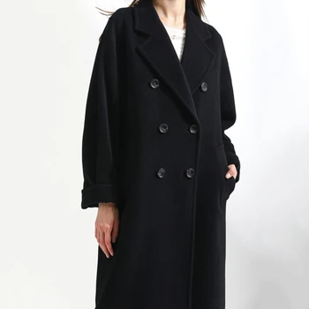 Elegantiškas Moterų Ilgas Kailis Rudens Žiemos Korėjos Mados Ilgi Paltai Moterims Derliaus Paltas Outwear Casaco Feminino Elegantiškas Moterų Ilgas Kailis Rudens Žiemos Korėjos Mados Ilgi Paltai Moterims Derliaus Paltas Outwear Casaco Feminino 4
