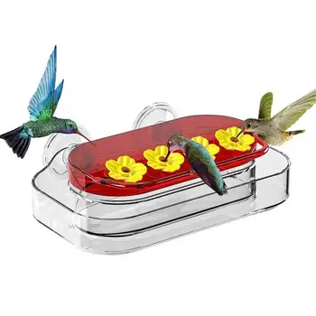 Lango Paukščių Tiektuvai, Skirti Ne Siurbtukas Hummingbird Tiektuvai, Skirti Langų 4 Šėrimo Uostų Hummingbird Feeder Langą Paukštis