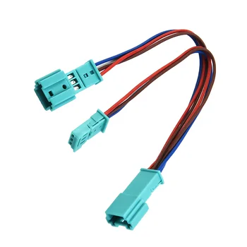 LED Y-Adapterio Kabelį Cupholder Auto AC/Radijo-Mėlyna BMW F30/F31/F80/M3 19cm 3-Pin Aplinkos apšvietimo Reikmenys