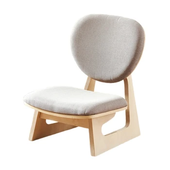 Mažai Sėdi Išmatose, Medinės Kėdės, Japonų Stiliaus Tatamio Baldai Laisvalaikio Nuleidimo Kėdė Meditacija Sėdynių Apmušalai Audinio Pagalvėlių