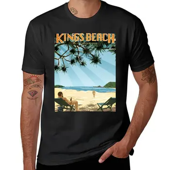 Naujas Kings Paplūdimys - Byron Bay - Australija T-Shirt, derliaus marškinėliai T-shirt boy mens derlius t shirts