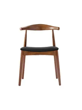 Oda medžio masyvo ragų kėdė iš medžio masyvo valgomojo kėdė Šiaurės Amerikos paprastas laisvalaikio namuose viešbutis kavos restoranas stalo kėdė