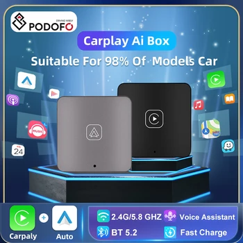 Podofo Ai Langelį Laidinio Belaidžio Apple CarPlay Box 