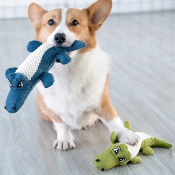 Prabangus Krokodilo Pet Kramtyti Žaislus Mažiems Šunims Interaktyvus Šunų Cypimas Žaislai Mažylis Priedai Čihuahua mascotas para cosas perros