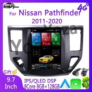 Yoza Carplay Automobilio Radijo Nissan Pathfinder (2011-2020 M.) Android11 Tesla Ekranas Multimedijos Grotuvas GPS Navigacija Stereo Dovana Įrankiai