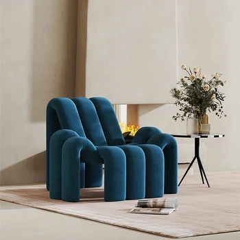 Šiaurės kambarį kėdės pabrėžti lounge grindų sofos, kėdės prabangus dizainas, aksomo, modernus ir tingus