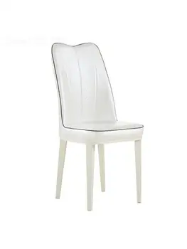 Šiaurės paprasta moderni kėdė mados namuose viešbučio kambarį valgomasis kėdė Europos stiliaus valgomojo kėdės minkštos odos kėdė