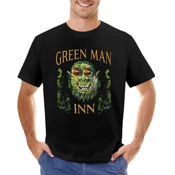 Žalia Vyras Inn - Į Vytelių Žmogus T-Shirt Negabaritinių marškinėliai vasaros drabužių trumpomis rankovėmis juoda t marškinėliai vyrams